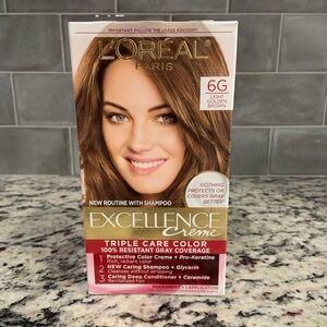 L'Oreal Paris Excellence Creme Hair Color- Light Golden Brown- BNIB